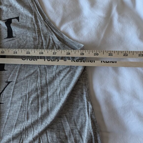 Funny Tank top Grey - Women's XL - Picture 4 of 5